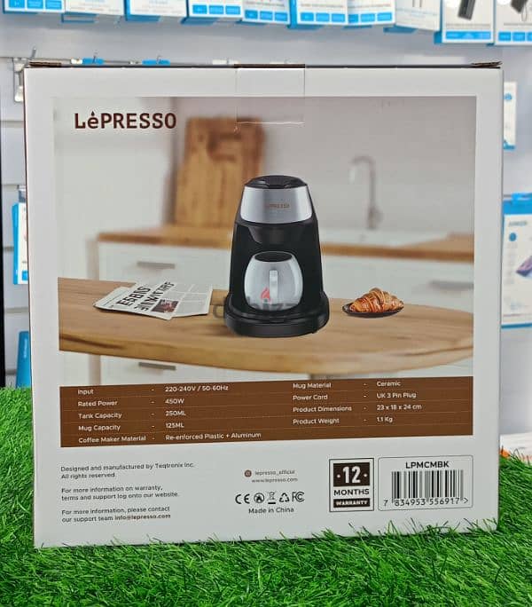 LEPRESSO INSTANT COFFEE BREWER WITH CERAMIC MUG 1