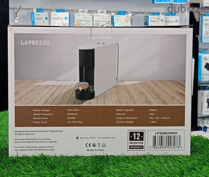 LEPRESSO CAPSULE COFFEE MAKER 1