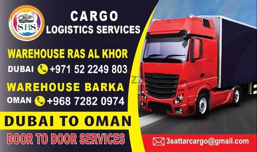 Dubai to Oman  Cargo Logistic services