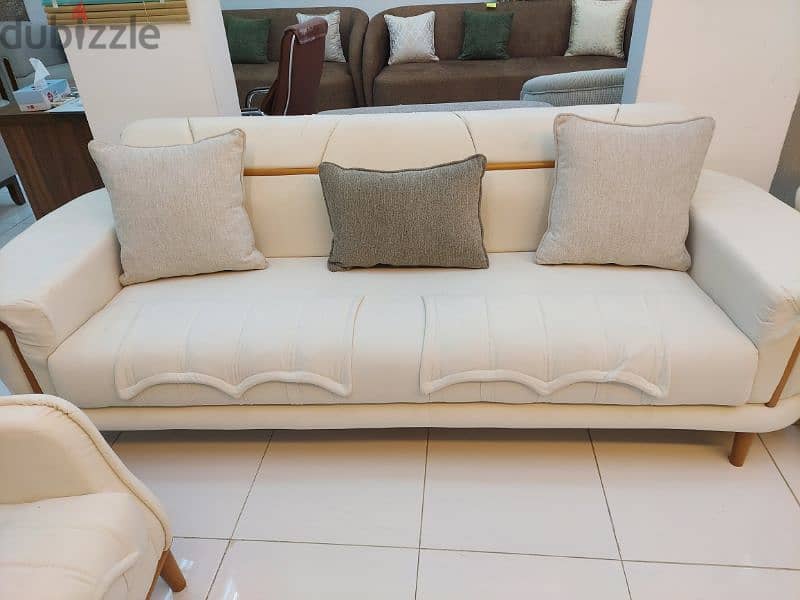 Special Offer! 8-Seater Sofa Set (3+3+1+1) – Only 240 OMR! 3