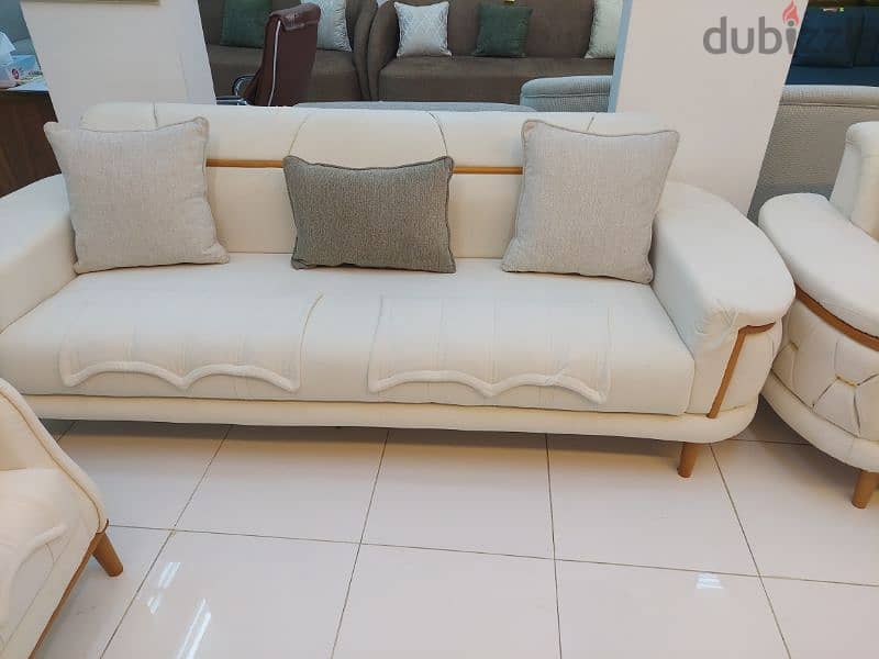 Special Offer! 8-Seater Sofa Set (3+3+1+1) – Only 240 OMR! 6