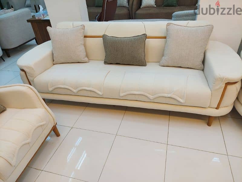 Special Offer! 8-Seater Sofa Set (3+3+1+1) – Only 240 OMR! 9