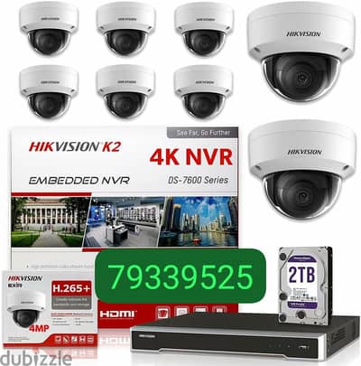 All type of CCTV Camera  Hikvision HD turbo 1080p  Ip camera HD