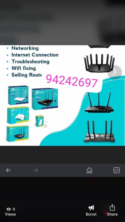 Wi-Fi network shering saltion home office flat to Flat