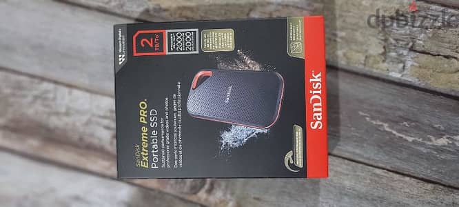 Sandisk Extreme Pro Portable External 2TB SSD 2000MB/S Speed