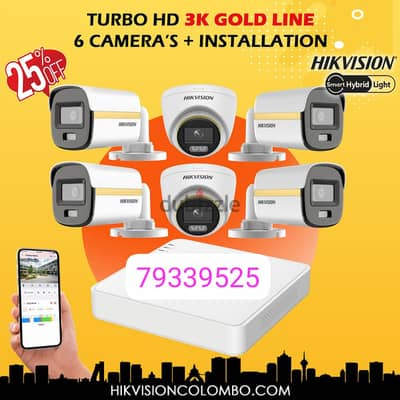 We do all type of CCTV Cameras  HD Turbo Hikvision Cameras  Bullet