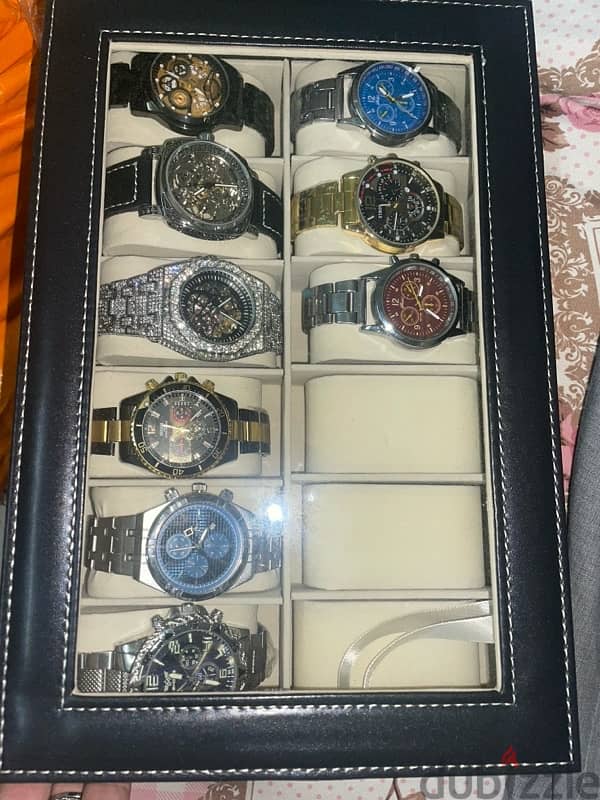 watch box with all brand watchs 1