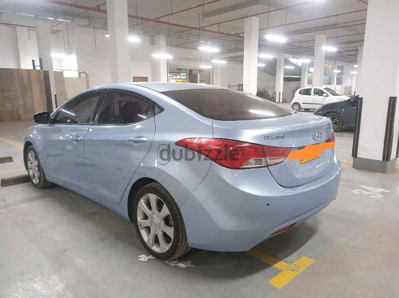 Car for rent Hyundai Elantra 2013 model 1