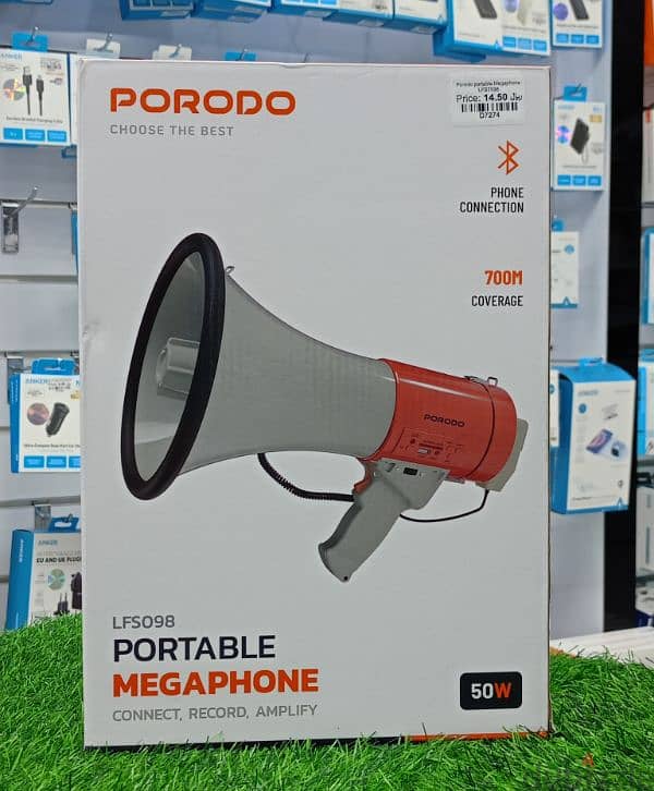 PORODO PORTABLE MEGAPHONE LFS098 0