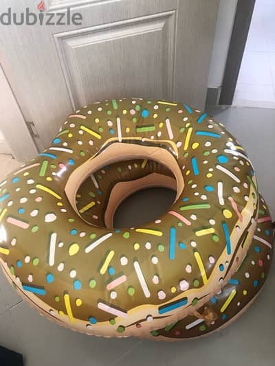 Inflatable donut rings