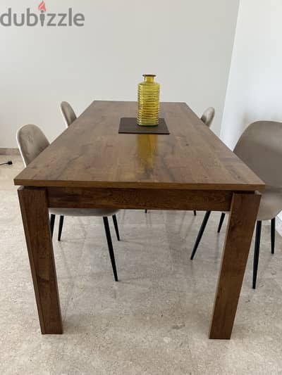 PAN 8 seater table and chairs