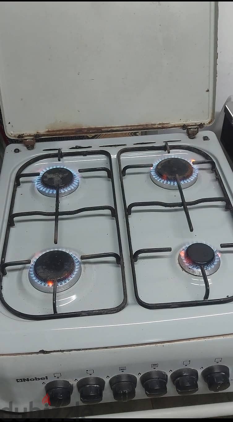 Nobel 4 Burner Gas cooking range 5