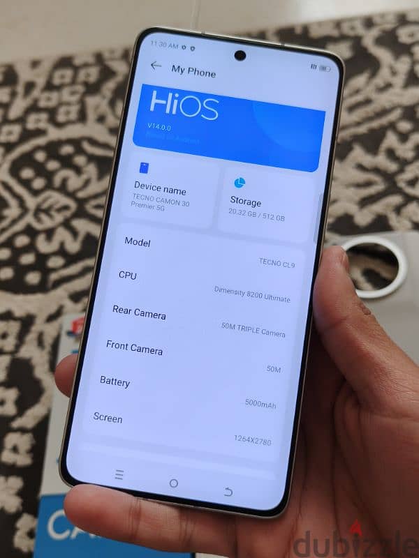 Tecno camon 30 premier 5g 512gb 12gb for sale or exchange 6