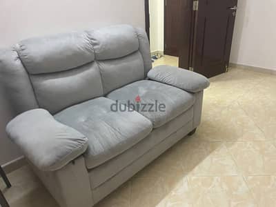 sofa set with sofa cover and coffee table