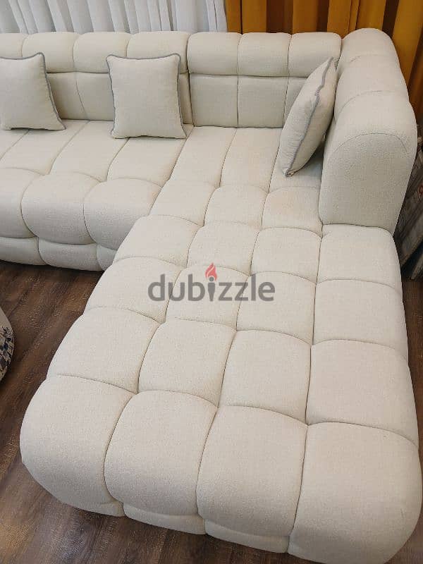 brand new model l shape sofa with bad 1