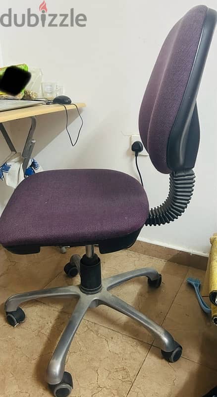 Rolling chair - very good condition - Comfortable chair 0