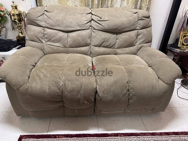 Danube Fabric Recliner Sofa Set 0