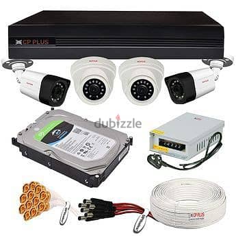 All type of CCTV Camera  Hikvision HD turbo 1080p  Ip camera HD