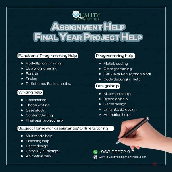 Assignment Help/ Final year project help 0