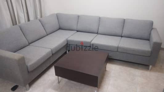 Sofa with Center Table