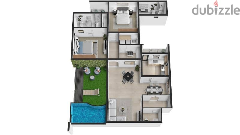 1, 2 & 3 Bedroom Apartments 1