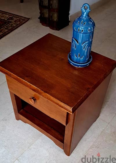 Wooden side table