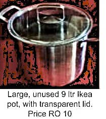 Unused 9 ltr pot