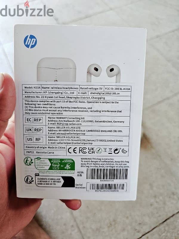 Hp Airbuds pro 1 year warranty 9