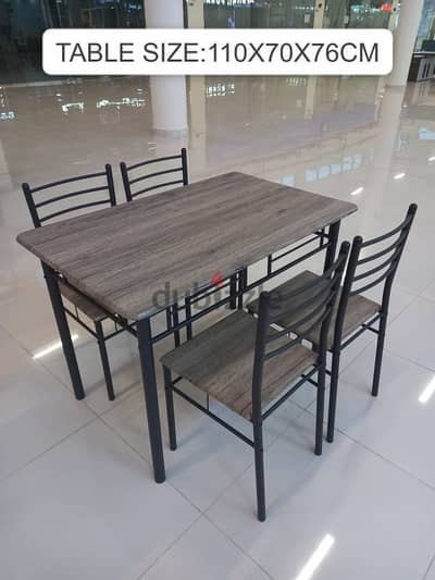 New Dining Table with 4 Chairs – Only 38 Rial!