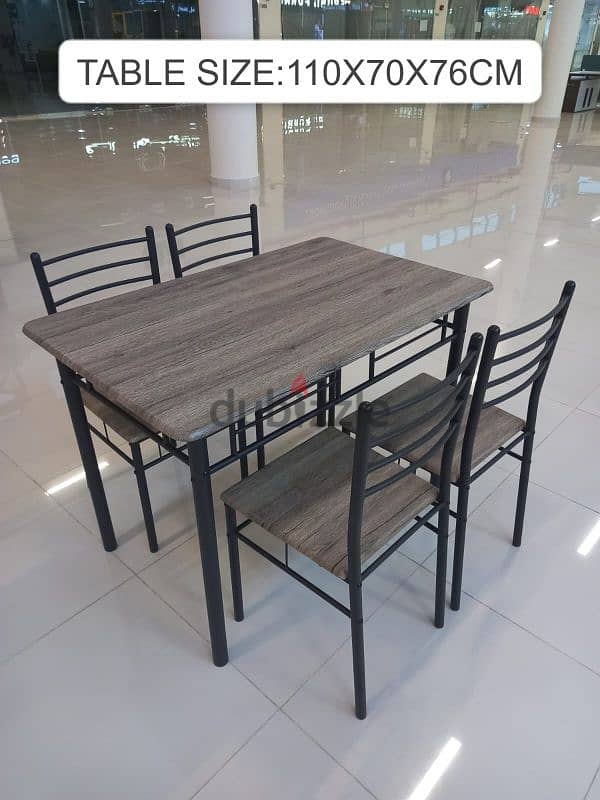 New Dining Table with 4 Chairs – Only 38 Rial! 0