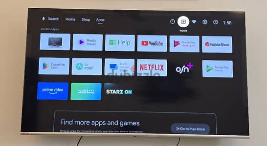 class pro 55 inch Android smart TV for sale