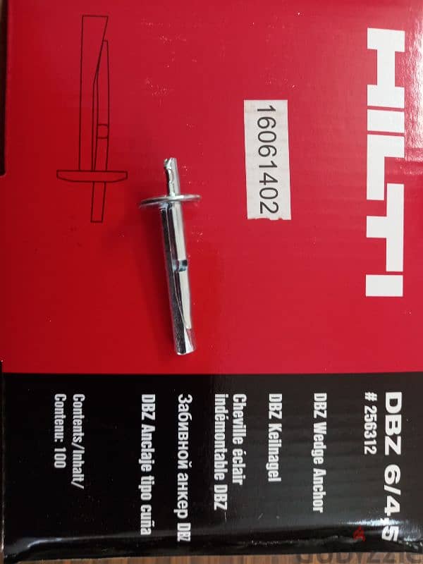 HILTI DBZ WEDGE ANCHOR 1