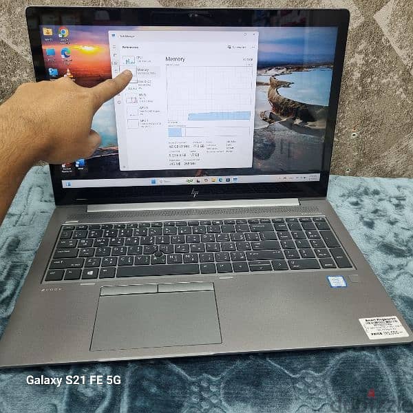 HP Zbook 15U G6 15.6" Core i7-8565U - 32 GB RAM ,1TB SSD , 2