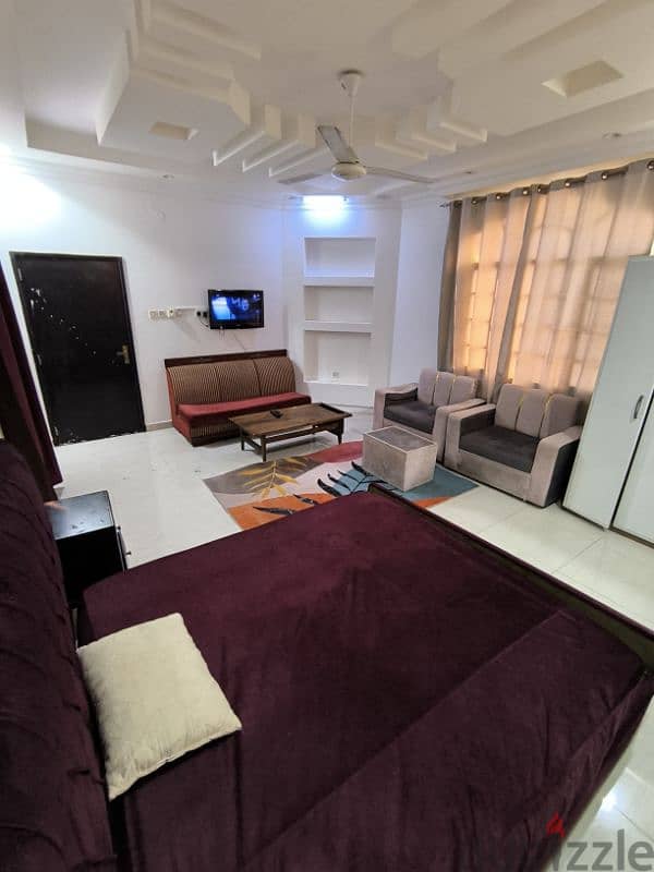 Furnished studio for rent in North Ghubrah 2