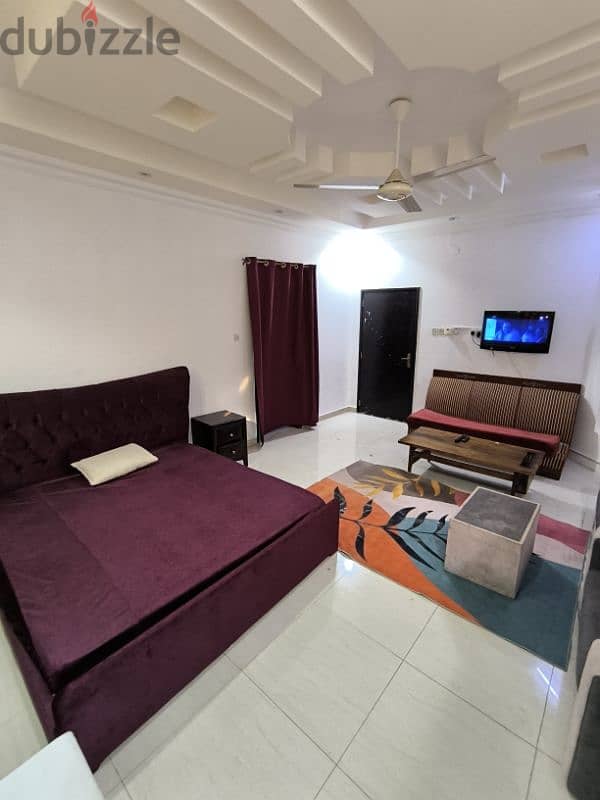 Furnished studio for rent in North Ghubrah 3