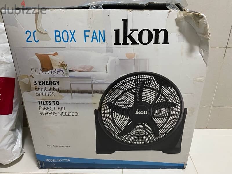 IKON box fan 0