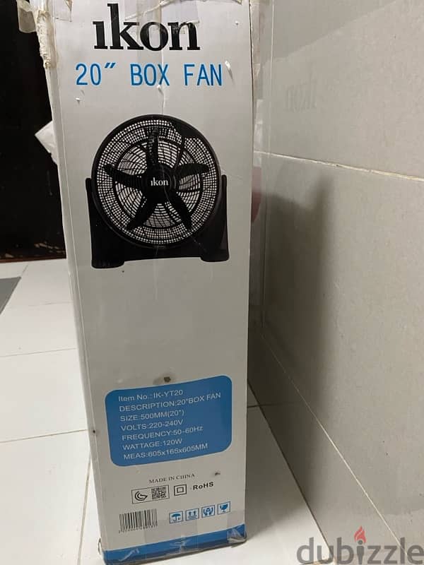 IKON box fan 1