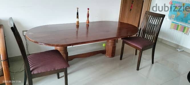 Dining Table : Length 200cm