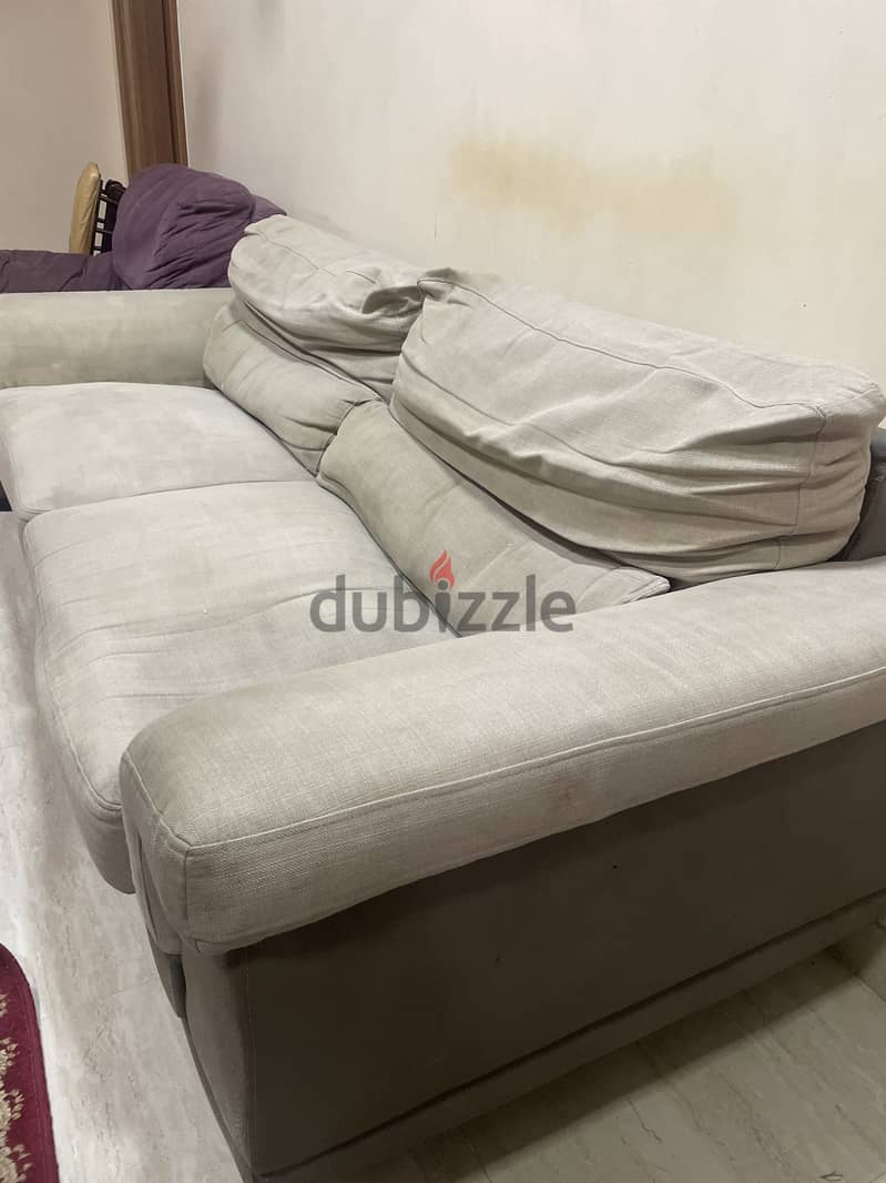 3 seats used couch with minor damages 3