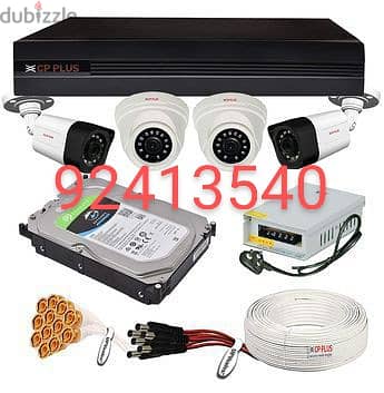 We do all type of CCTV Cameras  HD Turbo Hikvision Cameras  Bullet