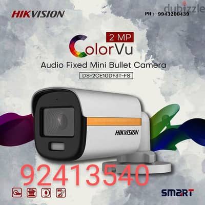 We do all type of CCTV Cameras  HD Turbo Hikvision Cameras  Bullet