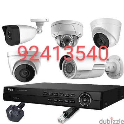 We do all type of CCTV Cameras  HD Turbo Hikvision Cameras  Bullet