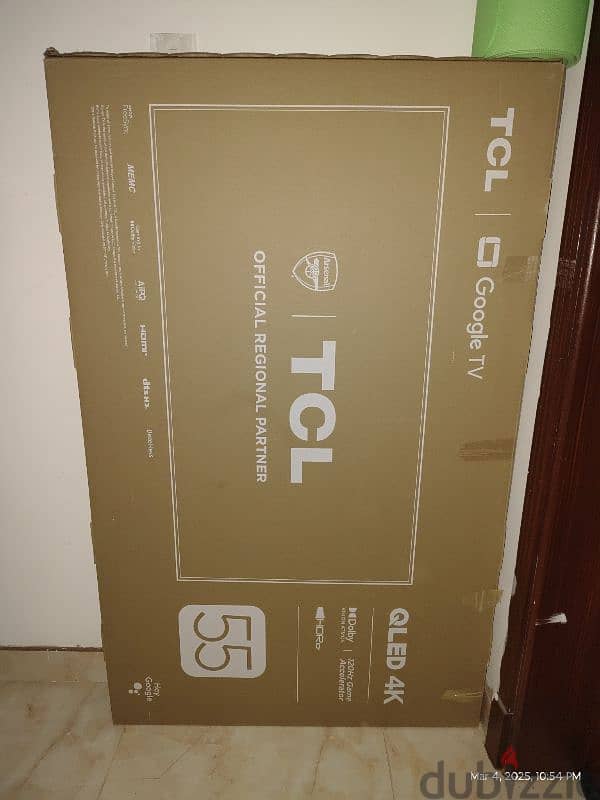 TCL QLED 4k Dolby vision Dolby Atmos 55inch 1