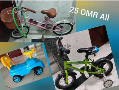 Kids Cycle and toys