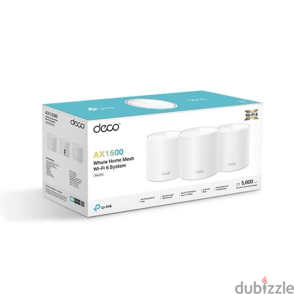 TP-Link Deco AX1500 whole home mesh WiFi 6 system 0