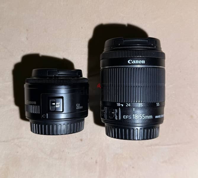 كاميرا كانون 70D قمة في النظافة مع عدستين | Canon 70D With 2 Lenses 8