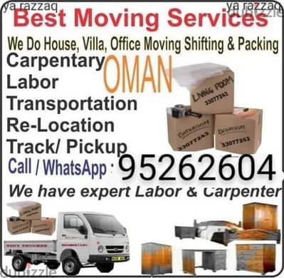 Best Muscat Mover and Packer House shifting office villa stor