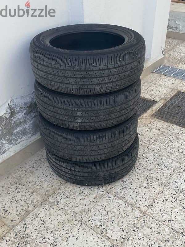 تواير دانلوب اصلي 205/55r16 موديل ٢٠٢٠ 1