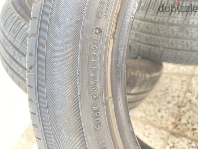 تواير دانلوب اصلي 205/55r16 موديل ٢٠٢٠ 2