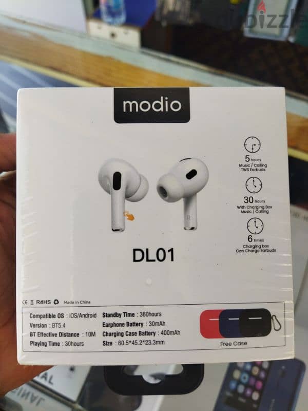 Modio DL01 ANC+ENC with touch display for sale 3